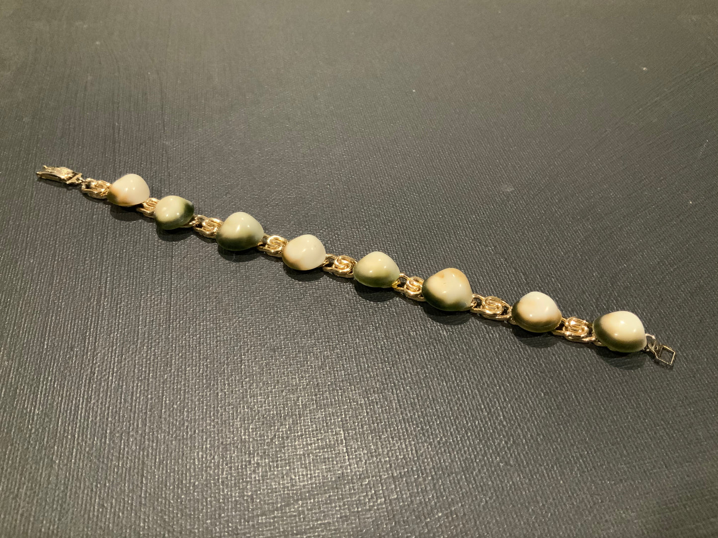 Vintage Operculum Byzantine Chain Bracelet